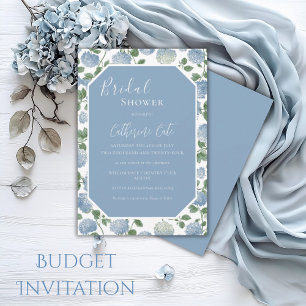 Invitación de Despedida de Soltera con Hortensias 