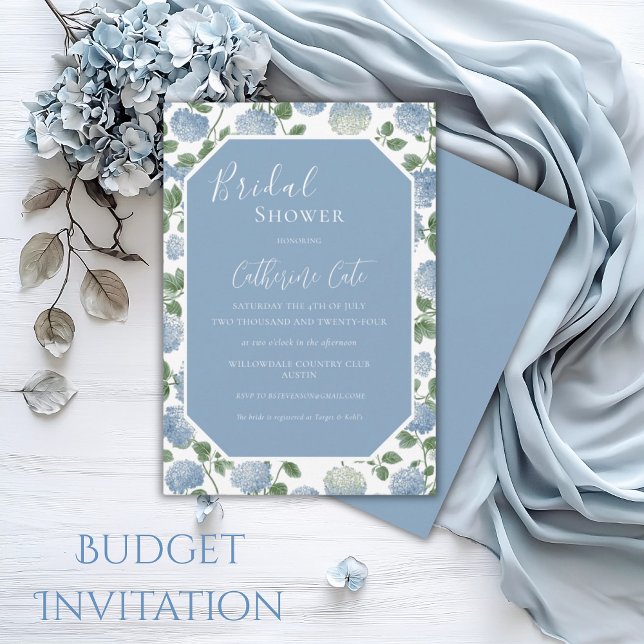 Invitación de Despedida de Soltera con Hortensias  (Subido por el creador)