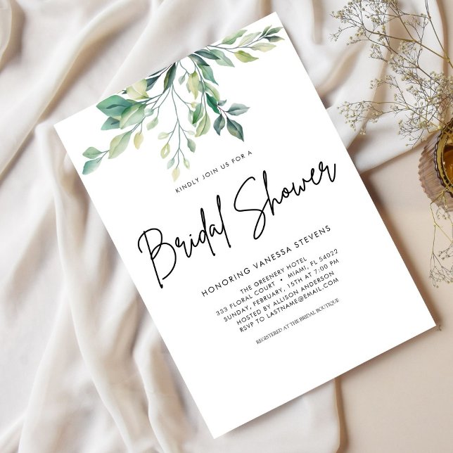 Invitación de Despedida de Soltera con Letra Negra (Subido por el creador)