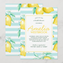 Invitación de Despedida de Soltera con Limón