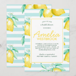 Invitación de Despedida de Soltera con Limón