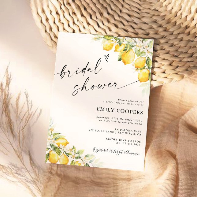 Invitación de Despedida de Soltera con Limón Verde (Subido por el creador)