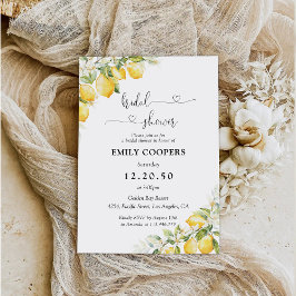 Invitación de Despedida de Soltera con Limón Verde