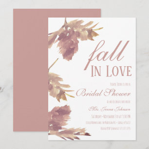 Invitación de Despedida de Soltera con Otoño de Ho