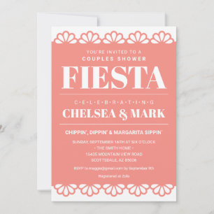 Invitación de Despedida de Soltera con Papel Picad