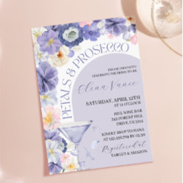 Invitación de Despedida de Soltera con Prosecco Fl