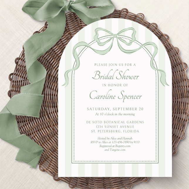 Invitación de Despedida de Soltera con Rayas de La (Subido por el creador)