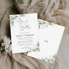 Invitación de Despedida de Soltera con Vegetación 