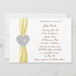 Invitación de Despedida de Soltera Corazón de Diam