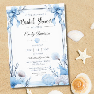 Invitación de Despedida de Soltera Costera Caracol