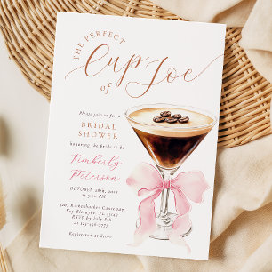 Invitación de Despedida de Soltera Cup of Joe Coqu