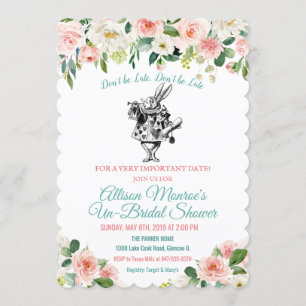 Invitación de Despedida de Soltera de Alicia en el