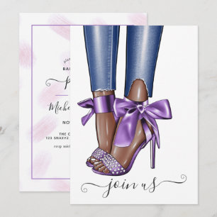 Invitación de despedida de soltera de Fashionista
