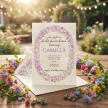 Invitación de Despedida de Soltera de Flor Silvest