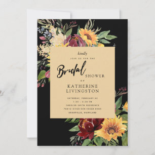 Invitación de Despedida de Soltera de Girasoles Co