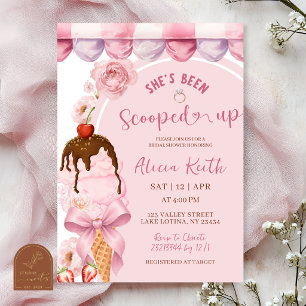 Invitación de Despedida de Soltera de Helado Dulce