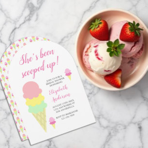 Invitación de Despedida de Soltera de Helado Recog