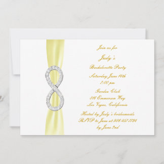 Invitación de despedida de soltera de infinito ama