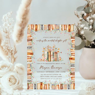 Invitación de Despedida de Soltera de Libros Flora