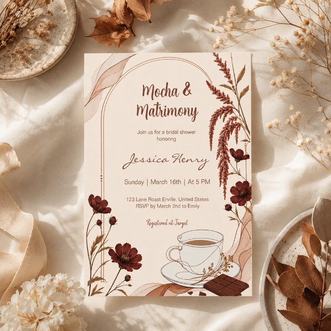 Invitación de Despedida de Soltera de Mocha & Matr (Subido por el creador)