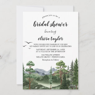 Invitación de Despedida de Soltera de Montaña Roco