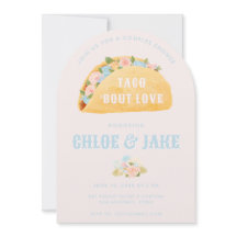 Invitación de Despedida de Soltera de Pareja Taco 