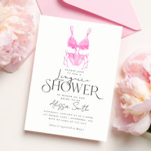 Invitación de Despedida de Soltera de Ropa Interio