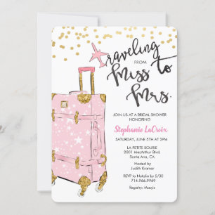 Invitación de Despedida de Soltera de Señorita a S