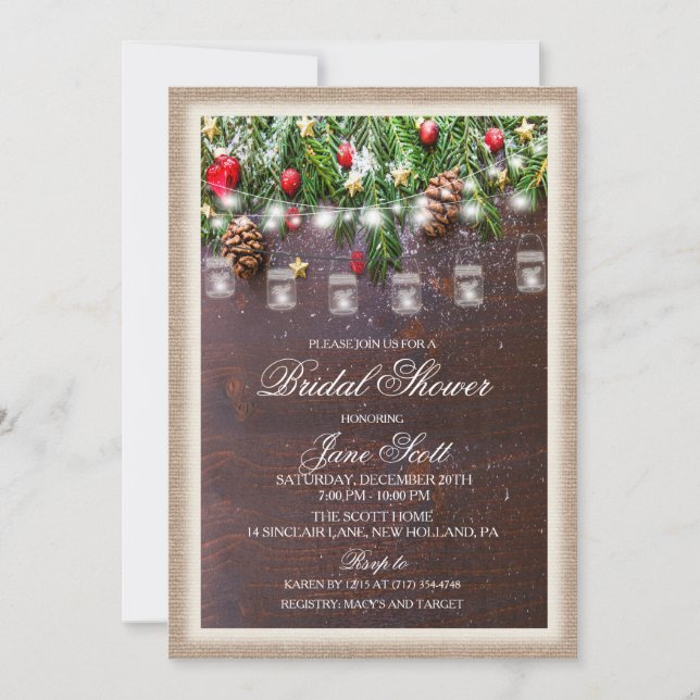 Invitación de Despedida de Soltera de Vacaciones R (Anverso)
