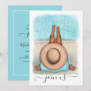 Invitación de despedida de soltera de verano