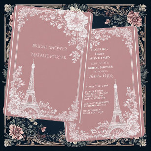Invitación de Despedida de Soltera de 'Viajando de