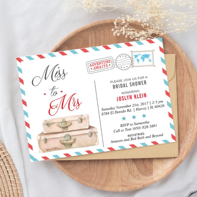 Invitación de Despedida de Soltera de Viaje, Señor (Subido por el creador)
