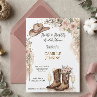Invitación de Despedida de Soltera Dibujada a Mano