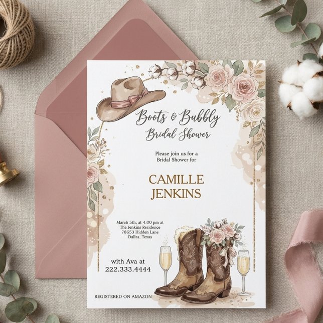 Invitación de Despedida de Soltera Dibujada a Mano (Subido por el creador)