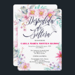 Invitación de Despedida de Soltera, en español<br><div class="desc">Celebrar el inicio de una nueva aventura con esta invitación de soltera</div>