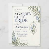 Invitación de Despedida de Soltera en Jardín Europ
