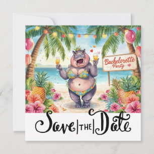 Invitación de Despedida de Soltera en la Playa par