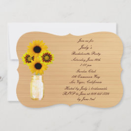 Invitación de Despedida de Soltera en Tarro de Mas