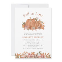 Invitación de Despedida de Soltera Fall In Love