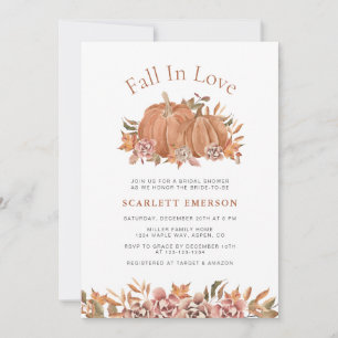 Invitación de Despedida de Soltera Fall In Love