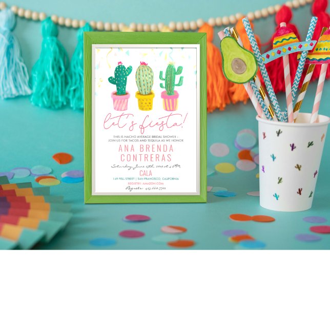 Invitación de Despedida de Soltera Fiesta Cactus (Subido por el creador)