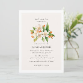 Invitación de Despedida de Soltera Flor de Naranjo