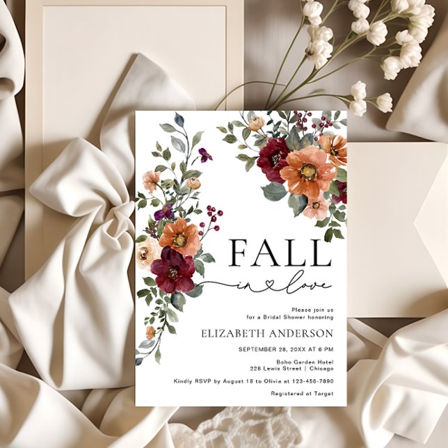 Invitación de Despedida de Soltera Floral Acuarela (Subido por el creador)