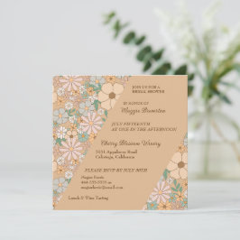 Invitación de Despedida de Soltera Floral Bloom