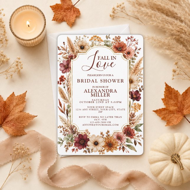 Invitación de Despedida de Soltera Floral Boho Flo (Subido por el creador)