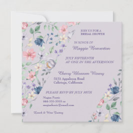 Invitación de Despedida de Soltera Floral Capricho