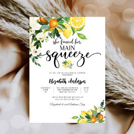 Invitación de Despedida de Soltera Floral de Cítri