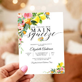 Invitación de Despedida de Soltera Floral de Cítri
