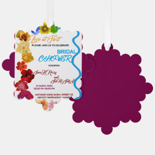 Invitación de Despedida de Soltera Floral, Despedi