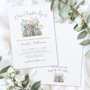 Invitación de Despedida de Soltera Floral Nuevo Ca